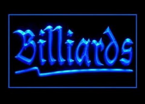 Billiards LED Neon Sign